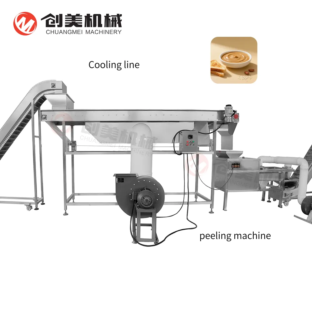 Organic Nut Butter Making Machine Full Production Line with CE Certification - Grinding Machine - foodmachtech